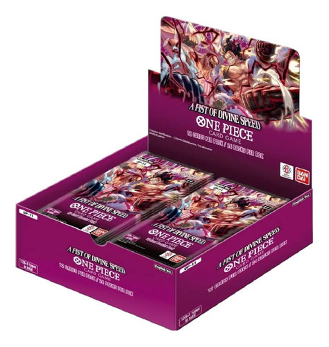 One Piece Tcg: Op11 A Fist Of Divine Speed Booster Display