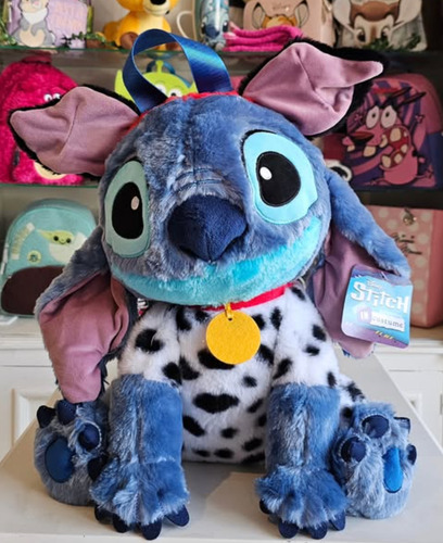Mochila Backpack Stitch Con Disfraz De Perro Dalmata 50 Cm Disney