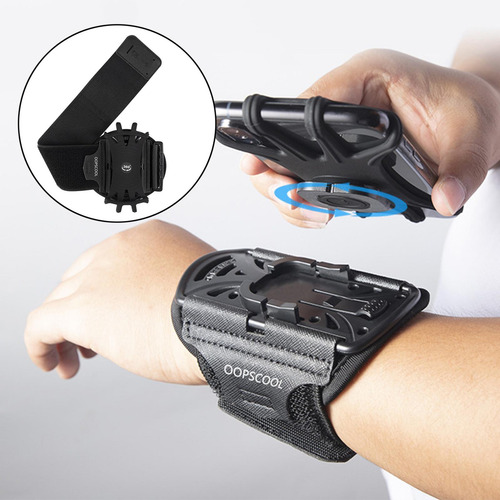 Suporte De Pulseira Para Telefone, Braçadeira De Preto
