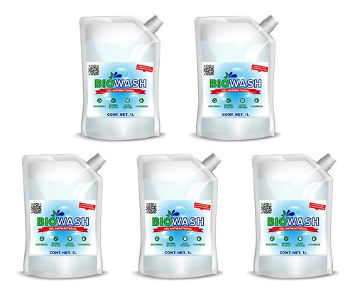 Gel Antibacterial Biodegradable 5 Lt. Humectante De Manos