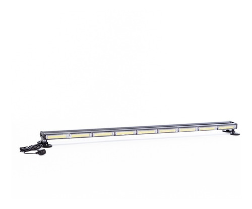 Barra Torreta Doble Led Cob 18 Modulos Blanco Ambar Estrobo