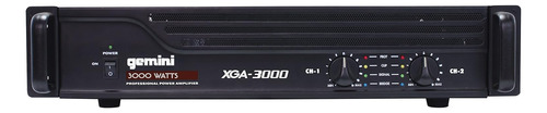 Amplificador Gemini Sound Serie Xga De 3000w, 10-50khz,1....