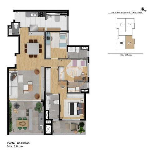 Apartamento Com 1 Dormitório(s) Localizado(a) No Bairro Vila Madalena Em São Paulo / São Paulo - 5969:911174