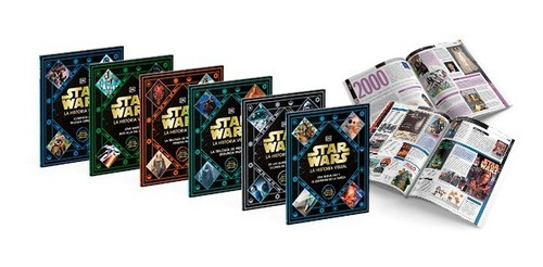 Colección Completa Enciclopedia Visual De Star Wars 8 Libros