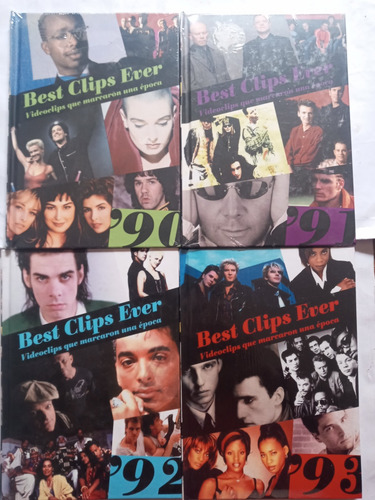 Libros+dvd Videoclips Que Marcaron Epoca.pack 90-91-92-93