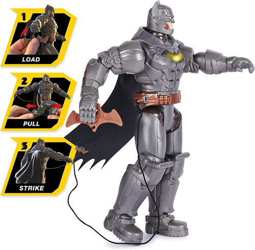 Batman Figura Battle Strike 15 Sonidos Luz 30 Cm Dc