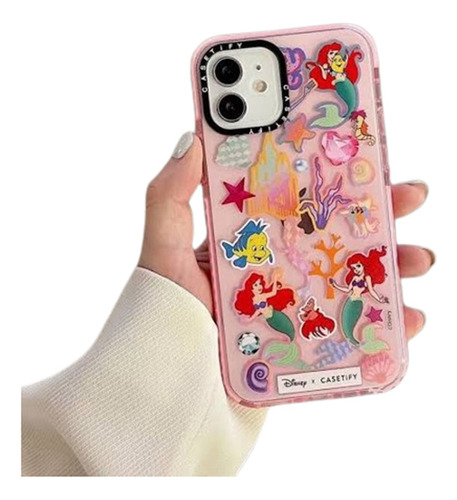 Funda De Princesa Sirenita Ariel Para iPhone