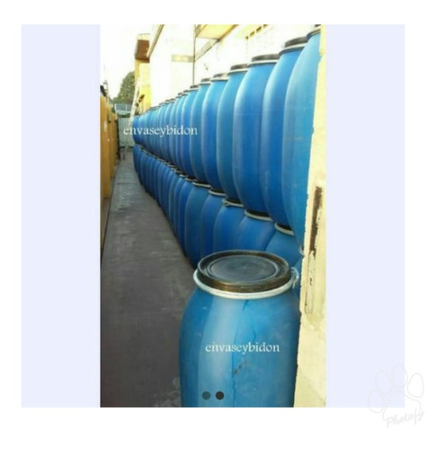 Bidon Plástico 120 Lts Con Tapa Desmontable Y Aro