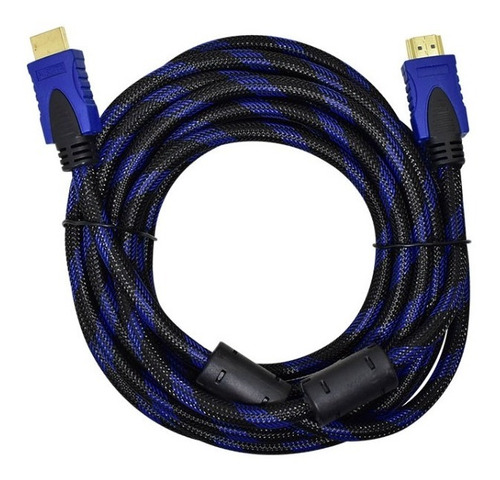 Cable Hdmi De 10m V1.4 Cn Filtros 1080p Malla De Tela Nisuta