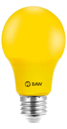 Lampara Led 10,5w E27 Anti Insecto Amarilla Baw