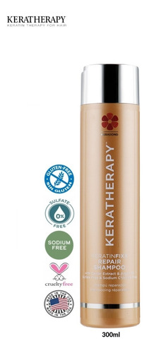 Shampoo Reparador Keratinfixx Keratherapy 300ml Capilar Prof