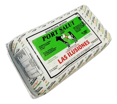 Queso Port Salut Light Las Ilusiones X 2.5 Kg.