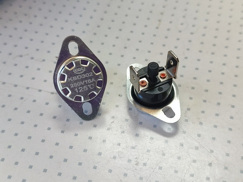Imagen 2 de 3 de Termostatos 125°c Para Lavadora Secadora Samsung Pack 2 Und.
