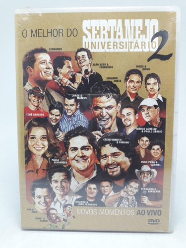 Dvd O Melhor Do Sertanejo Universitário 2 , Original E Lacra