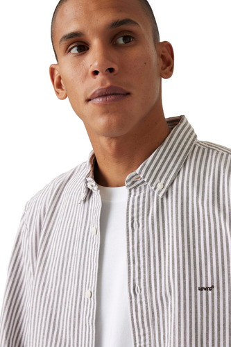 Camisa Hombre Authentic Button Down Gris Levis A7210-0029