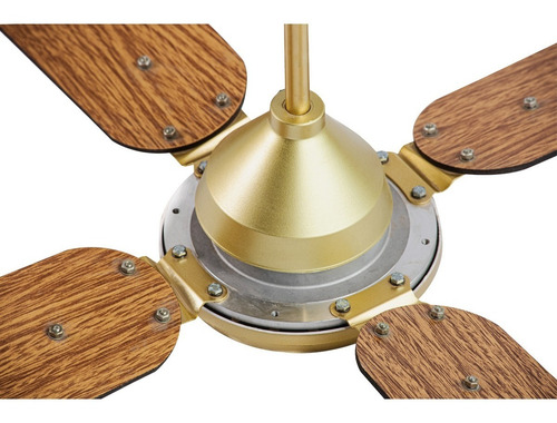 Imagen 3 de 10 de Ventilador De Techo Madera Nacional C/ Rulemanes Gatti Vent.