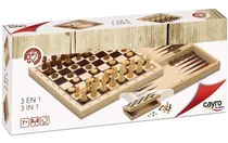 Comprar Cayro Ajedrez Damas Backgammon 3 En 1