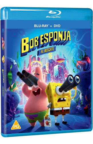 Bob Esponja Al Rescate Combo Blu-ray + Dvd Nuevo Original