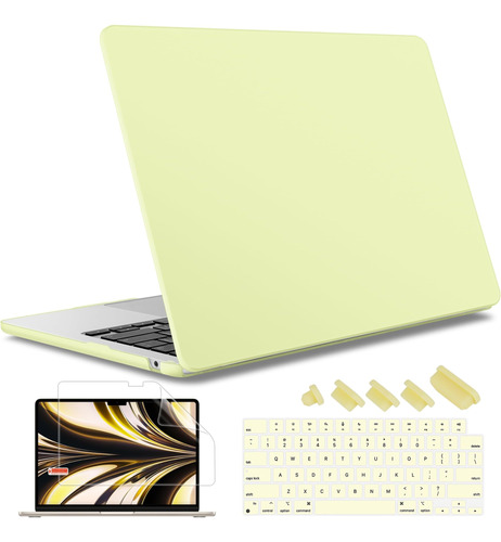 Funda May Chen Para Macbook Air 13 M2 + C/teclado Yellow2