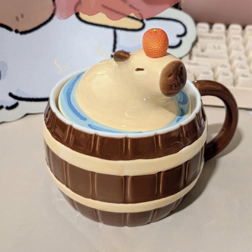 Ultra Asequible Taza De Capibara 3d, Tazas De Café De