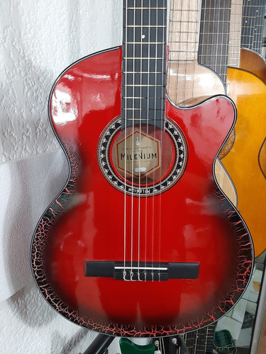 Guitarra Acustica Afinador Electronico Forro Púa Garantia