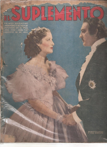 Revista El Suplemento Nº 735 Agosto 1937
