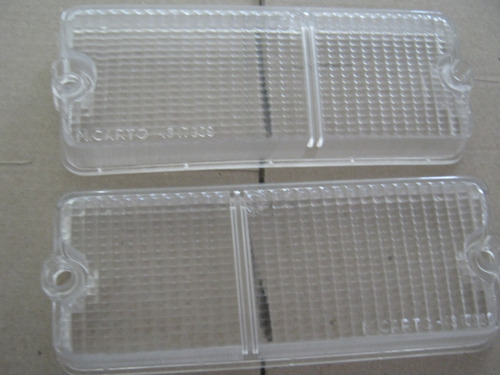 Imagem 4 de 4 de 2 Pares Fiat 147 Lente Cristal Pisca Seta Original Mcarto
