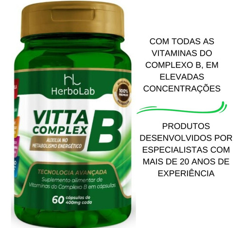 Vitamina B Em Cápsulas Todas As Vitaminas Complexo B