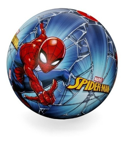 Imagen 2 de 10 de Bestway Pelota Inflable Spider-man 98002 Hombre Araña 51 Cm