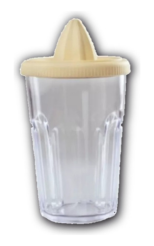 Imagen 1 de 2 de Vaso Facetado + Exprimidor Varios Colores Pastel 400 Ml Bipo