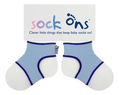 Sock Ons Clever Little Things That Keep Baby Socks On, Azul