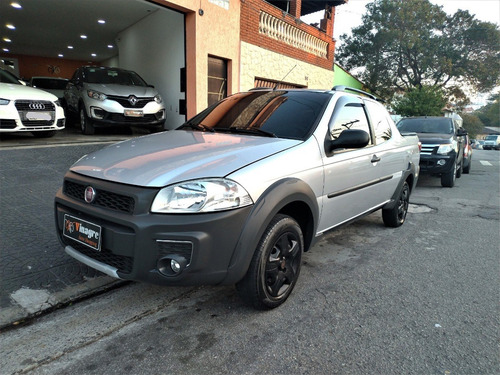 Strada 1.4 Working Cabine Dupla 2015 Completa Prata