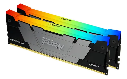 メモリー KINGSTON FURY RENEGADE DDR4 64GB Memória Ram 64gb Kingston Fury Renegade Rgb Ddr4 3200mhz C16