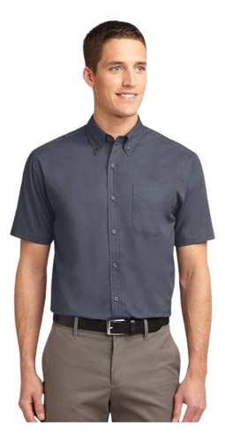 Camisas Manga Corta Oxford De Hombre Camisas Parcela