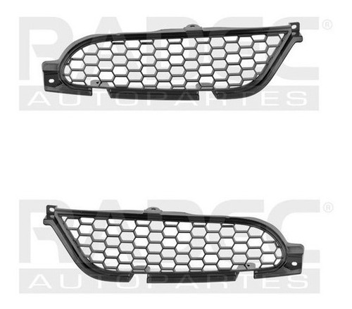 Par Juego Rejillas Fascia Mitsubishi Eclipse 2006 - 2008 Qwe