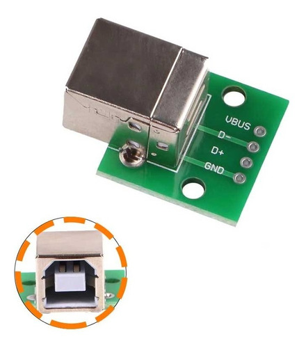 Adaptador Usb B A Dip 4 Pines Conecta Proyecto