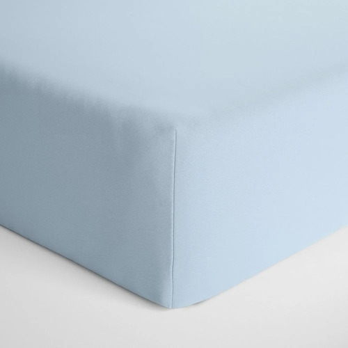 Lençol Infantil Elástico Padrão Berço Americano Azul