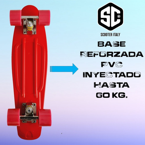 Imagen 3 de 5 de Skate Patineta Profesional Marca Scooter Fun Estilo Penny