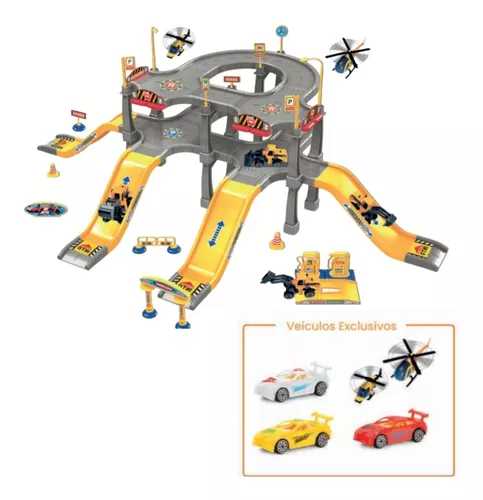 Jogo De Pista De Carrinho Speedstar Pit Stop Com Looping - Polibrinq -  Pistas de Brinquedo - Magazine Luiza