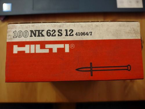 Hilti Nk 62 S12  2 9/16  Nails - Box Of 100 Jjc