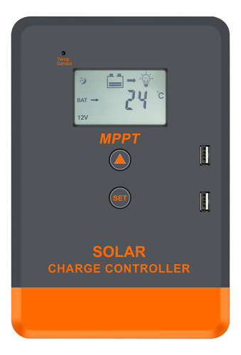 Controlador De Pantalla Solar Lcd Automática De 12 Voltios/2