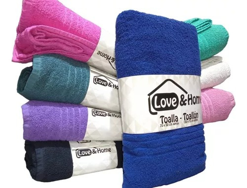 Juego De Toalla Y Toallon 500gr Love & Home Super Absorbente