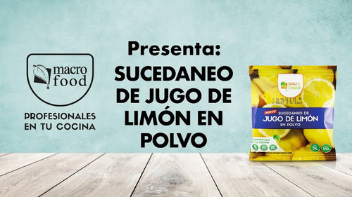 10 Sucedaneo De Limon En Polvo / Rinde 5 Lts C/u. Agronewen