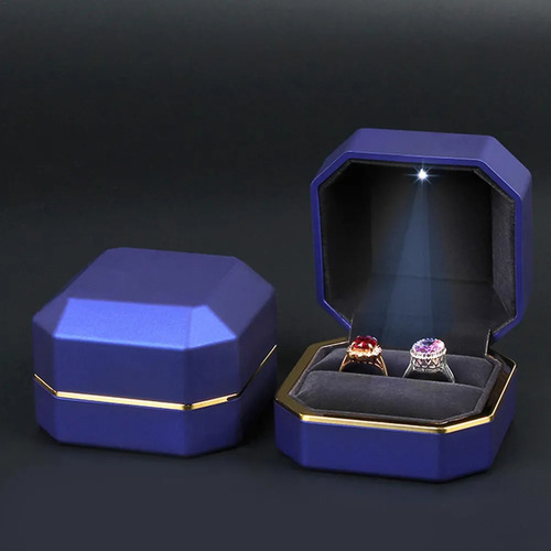 Caja Led Para Anillos De Boda Caja De Compromiso Para Anillo