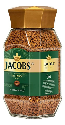 Café Soluble Gourmet Intenso 95gr Jacobs Original 100% Puro