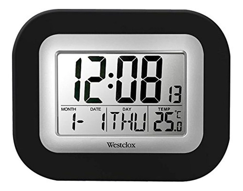 Reloj De Pared Digital Westclox De 9 , Gris
