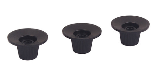 3pcs Perillas De Amplificador Amp Skirted Control De Tono