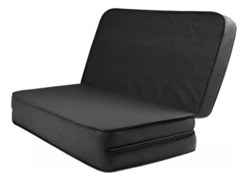 Puff Cama Casal Colchão Sofa Cor Preto Ajl