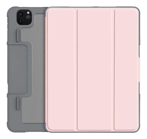 Funda A Prueba De Golpes Para iPad 12.9¨ 2020 / 2021 Color Rosa