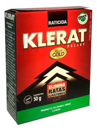 Raticida Klerat Pellets 50grs Basf